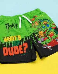 TMNT Characters Kids Multi Coloured Swim Shorts (3-10 Years)