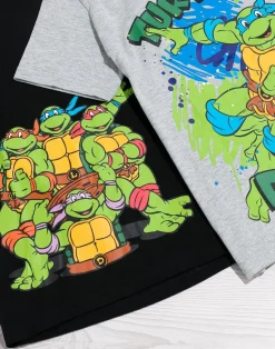 TMNT Characters Kids T-Shirts 2 Pack (3-10 Years)