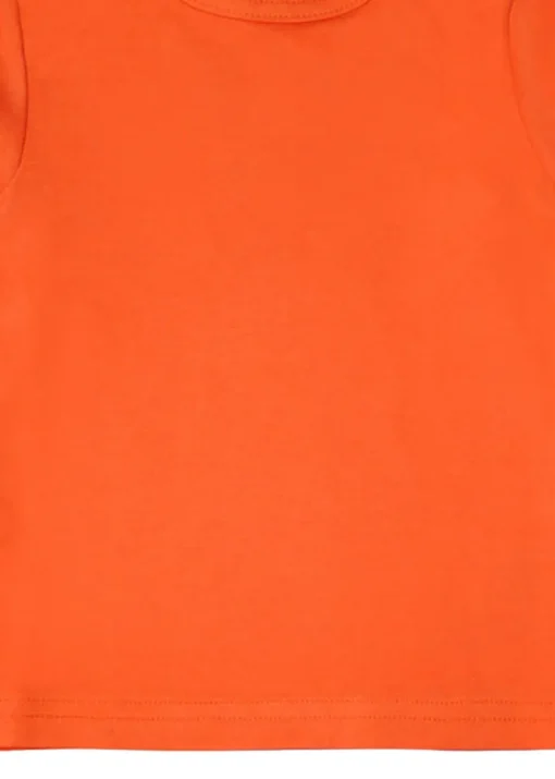 Toby Tiger Organic Orange Basic Long-Sleeved T-Shirt (6 months - 8 years)