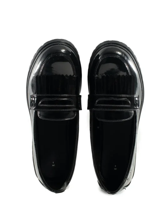 ToeZone Black Zoe Slip On Shoe