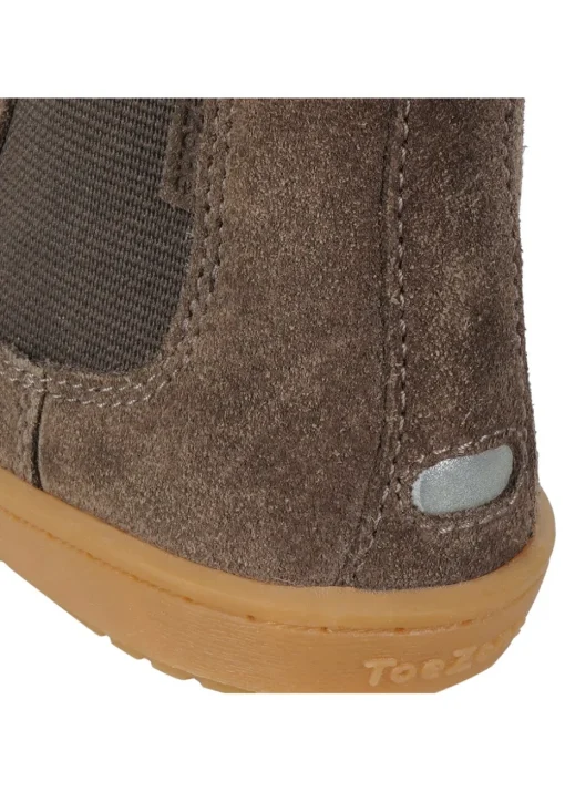 ToeZone Boys Brown River Suede Gusset Boot (Younger 4 - Younger 10)
