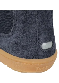 ToeZone Boys Navy Sam Suede Gusset Boot (Younger 4 - Younger 10)