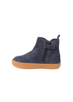 ToeZone Boys Navy Sam Suede Gusset Boot (Younger 4 - Younger 10)