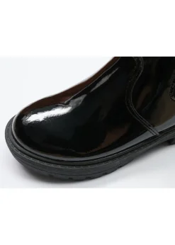 ToeZone Girls Black Cara Zip Ankle Boot (Younger 8 - Older 2)