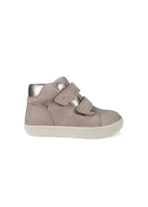 ToeZone Girls Pink Layla Shimmer Rip Tape Boot (Younger 4 - Younger 10)