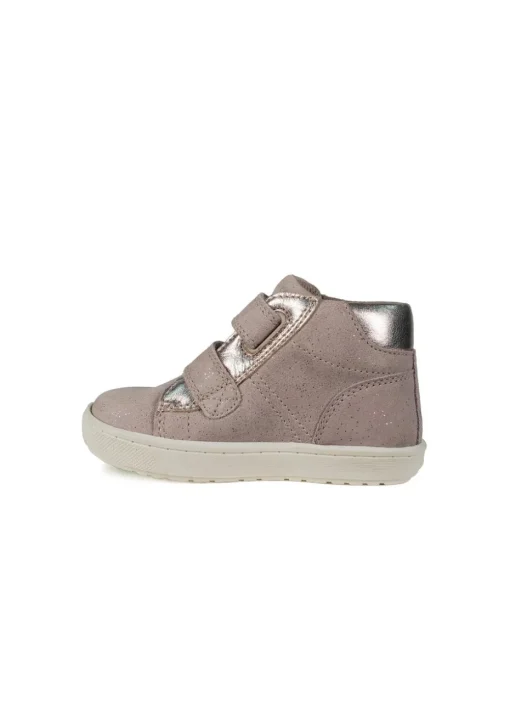 ToeZone Girls Pink Layla Shimmer Rip Tape Boot (Younger 4 - Younger 10)