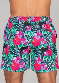 Tokyo Laundry Blue Printed Swim Shorts 2-Pack