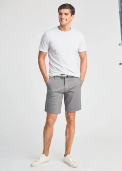 Tokyo Laundry Grey Cotton Chino Short With Belt