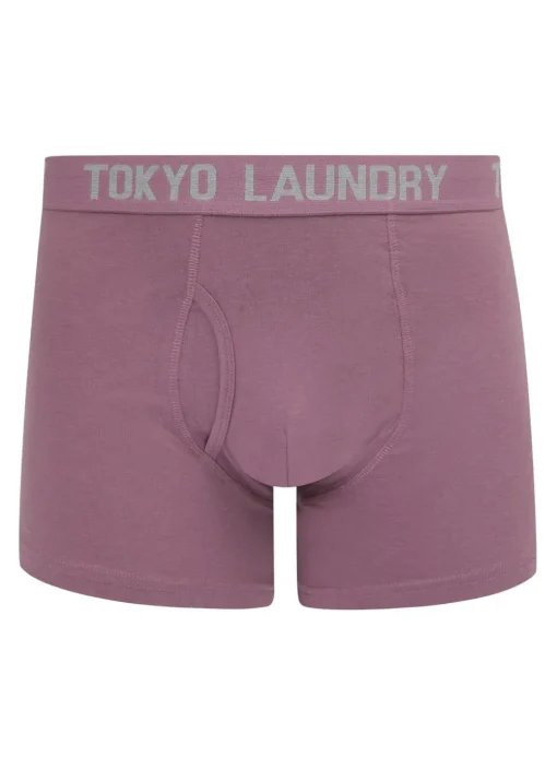 Tokyo Laundry Grey Cotton 6-Pack Boxers