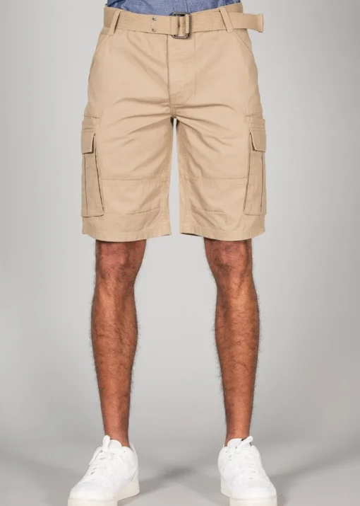 Tokyo Laundry Stone Cotton Ripstop Cargo Shorts
