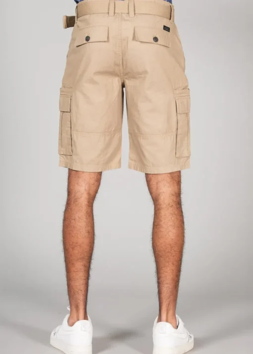 Tokyo Laundry Stone Cotton Ripstop Cargo Shorts