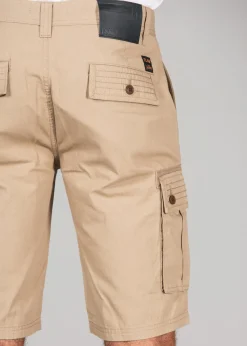 Tokyo Laundry Stone Cotton Cargo Style Short With Pockets