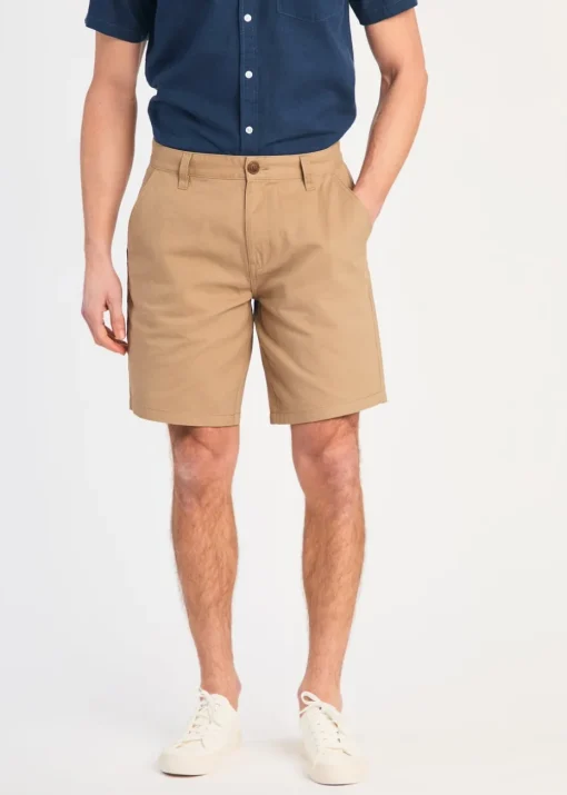 Tokyo Laundry Stone Cotton Chino Shorts