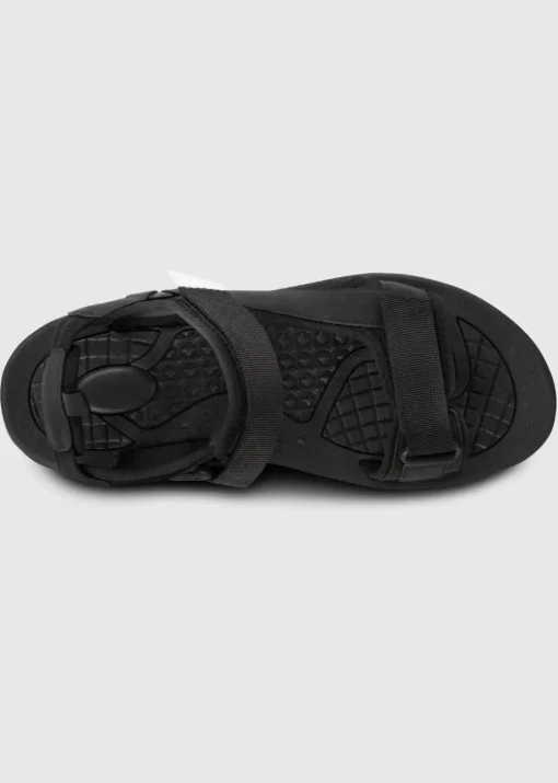 Totes Black Walking Sandal