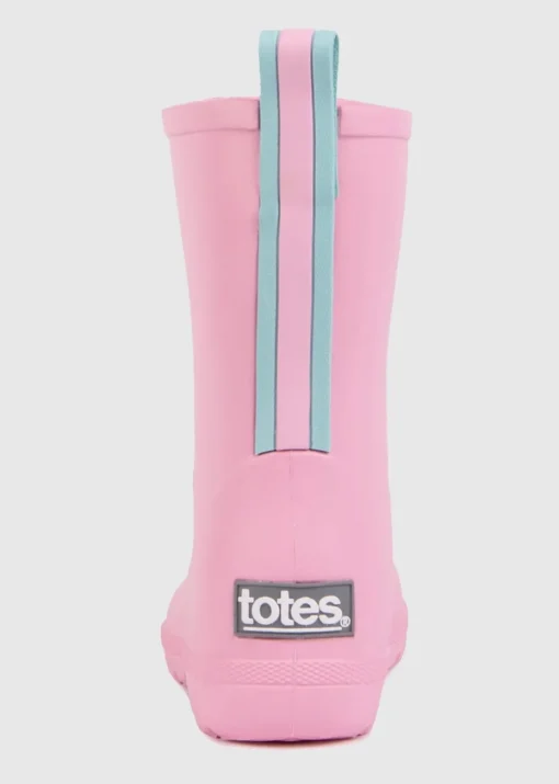 Totes Cirrus Pale Pink Kids Charley Rain Boot