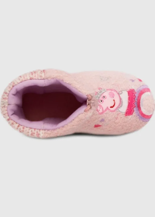 Totes Kids Peppa Pig Bootie Slippers