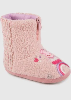 Totes Kids Peppa Pig Bootie Slippers