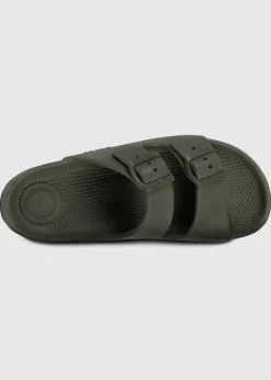 Totes Solbounce Khaki Adjustable Double Buckle Slider