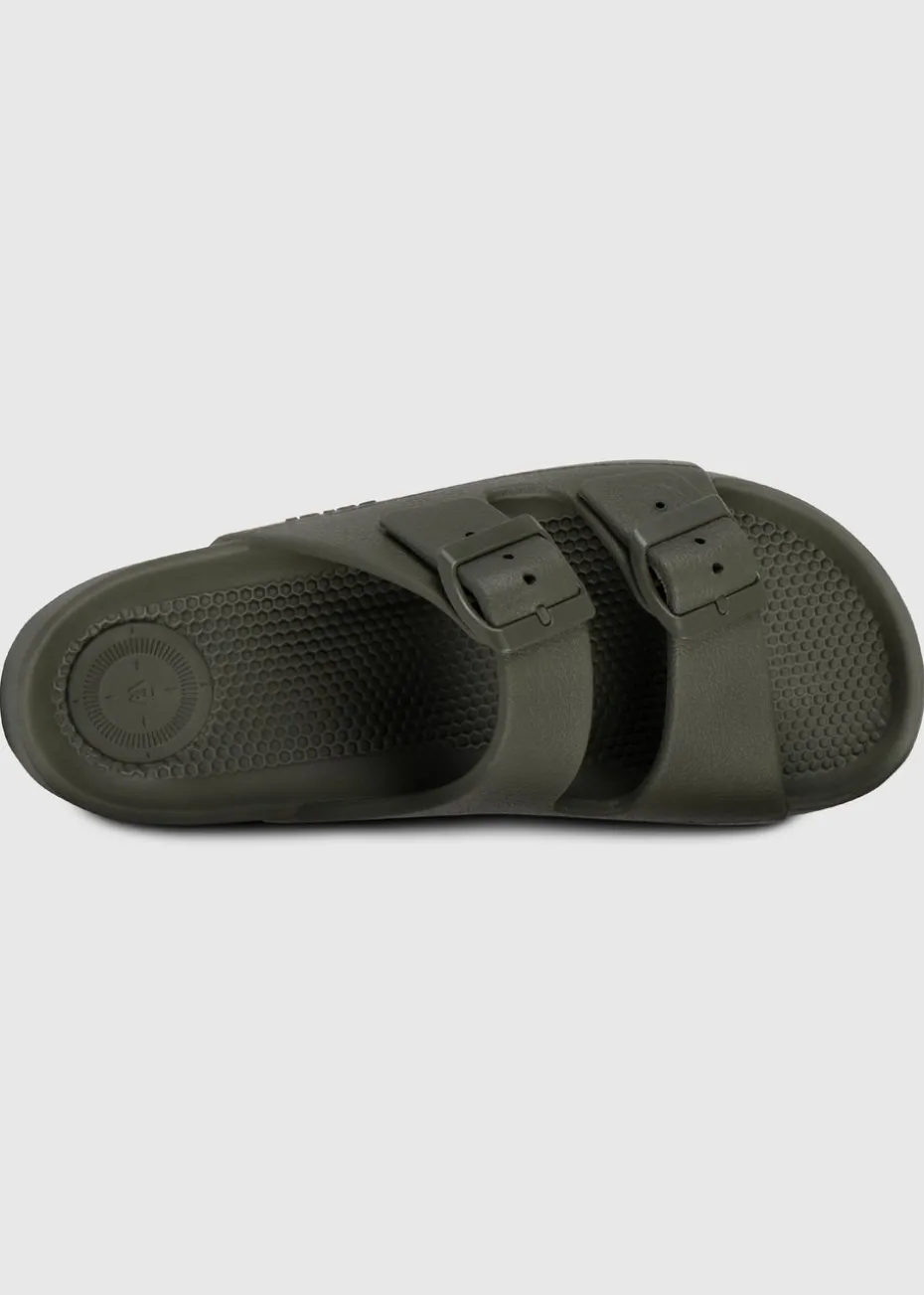 Totes Solbounce Khaki Adjustable Double Buckle Slider