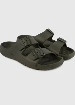 Totes Solbounce Khaki Adjustable Double Buckle Slider