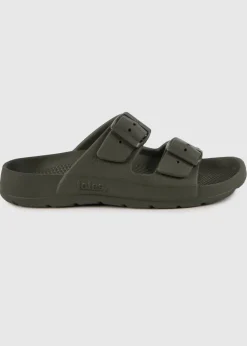 Totes Solbounce Khaki Adjustable Double Buckle Slider