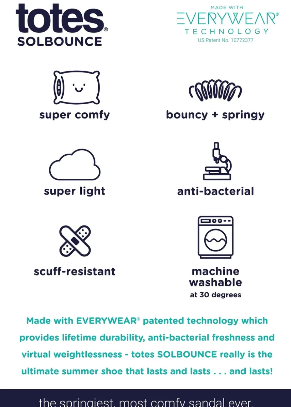 Totes Solbounce Lime Puffy Slider