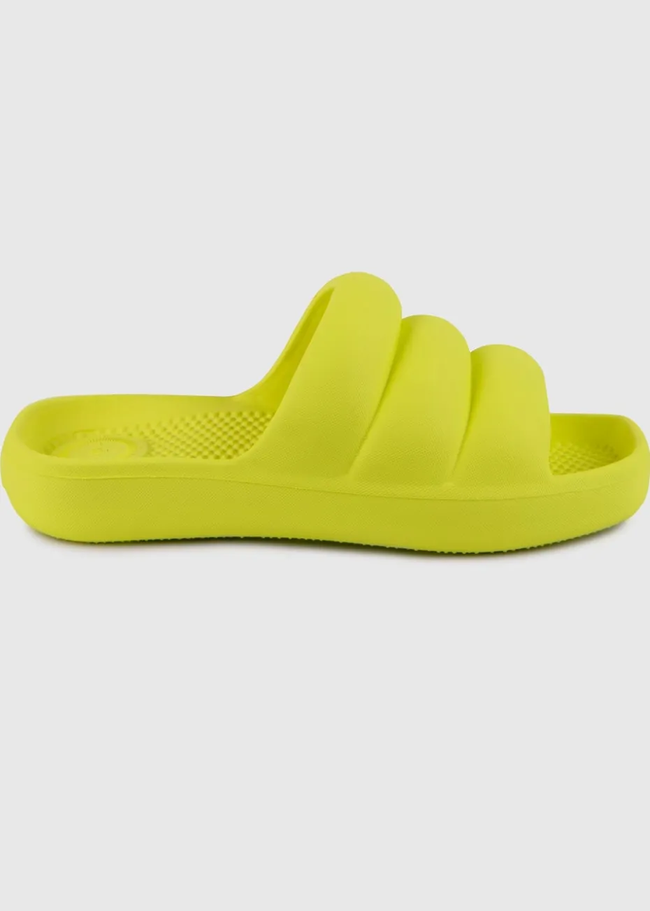 Totes Solbounce Lime Puffy Slider