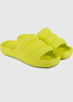 Totes Solbounce Lime Puffy Slider