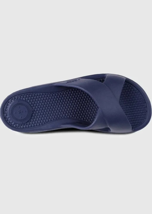 Totes Solbounce Navy Cross Slide