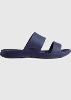 Totes Solbounce Navy Double Strap Slide