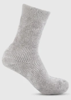 Totes Toasties Green Ladies Chenille Supersoft Bed Socks (Twin Pack)