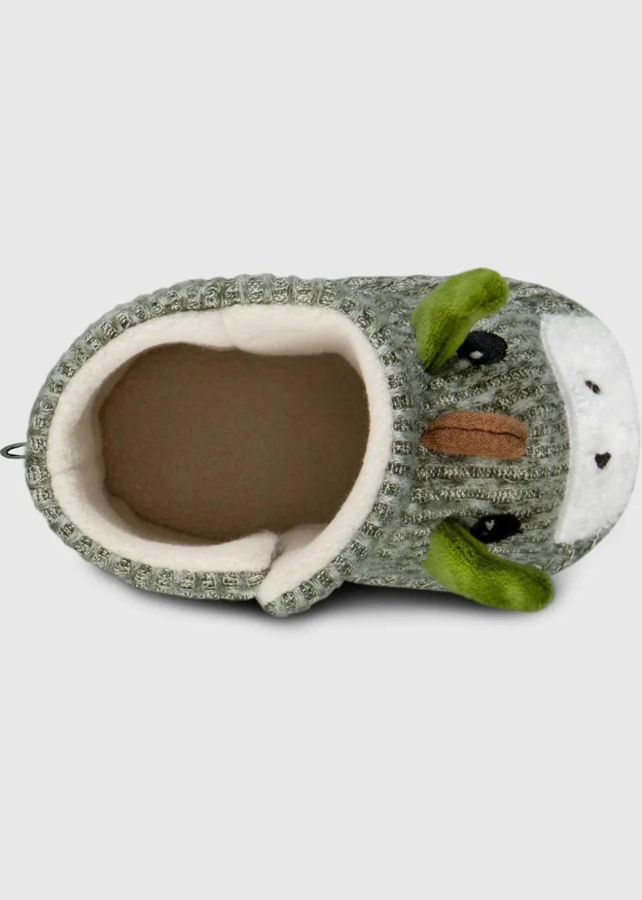 Totes Toasties Green Toddler Booties
