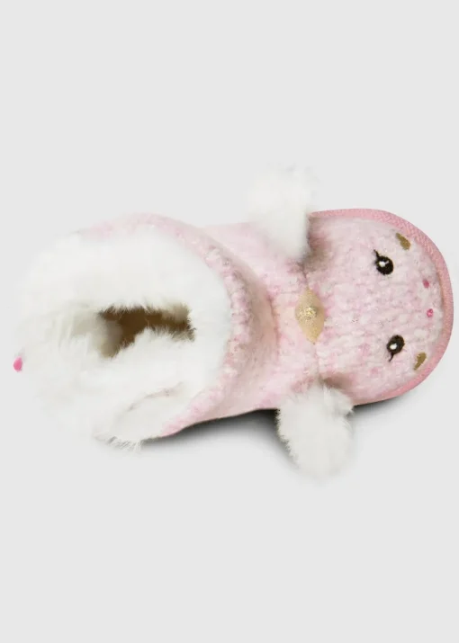 Totes Toasties Pink Toddler Booties
