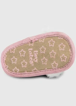 Totes Toasties Pink Toddler Booties