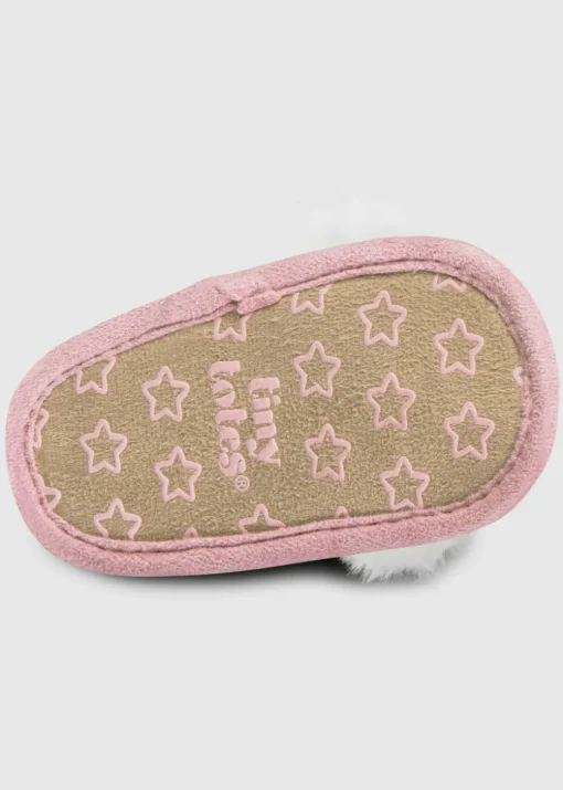 Totes Toasties Pink Toddler Booties