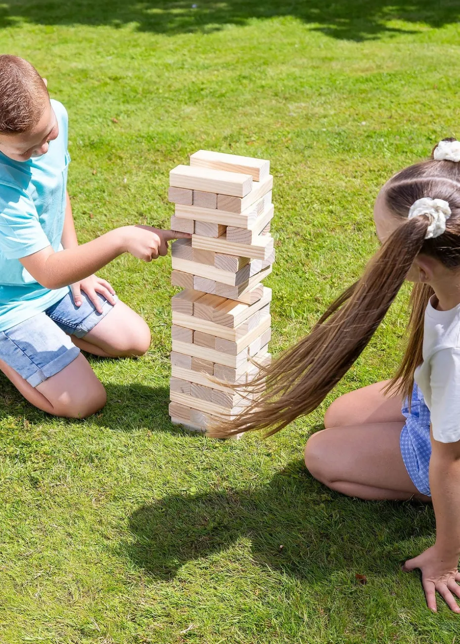Toyrific Wood Grasshopper Games Giant Stack 'N' Fall