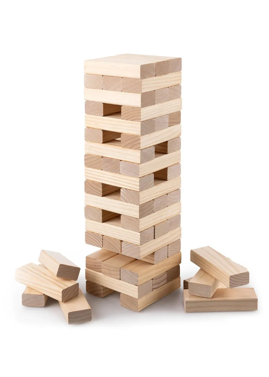 Toyrific Wood Grasshopper Games Giant Stack 'N' Fall