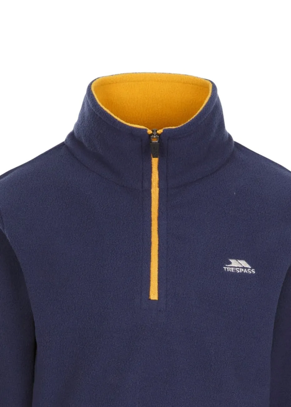 Trespass Boys Navy Etto Airtrap Microfleece (2-12yrs)