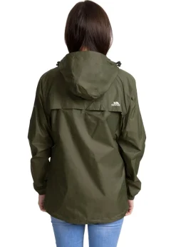 Trespass Grey Green Qikpac Packaway Waterproof Jacket