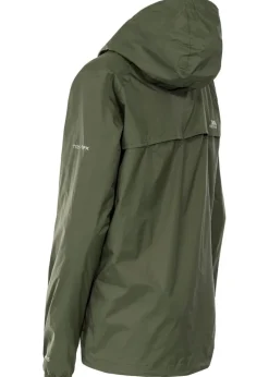 Trespass Grey Green Qikpac Packaway Waterproof Jacket