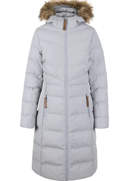 Trespass White Audrey Padded Long Jacket