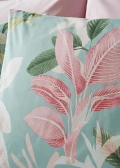 Turquoise Paradise Floral Duvet Set