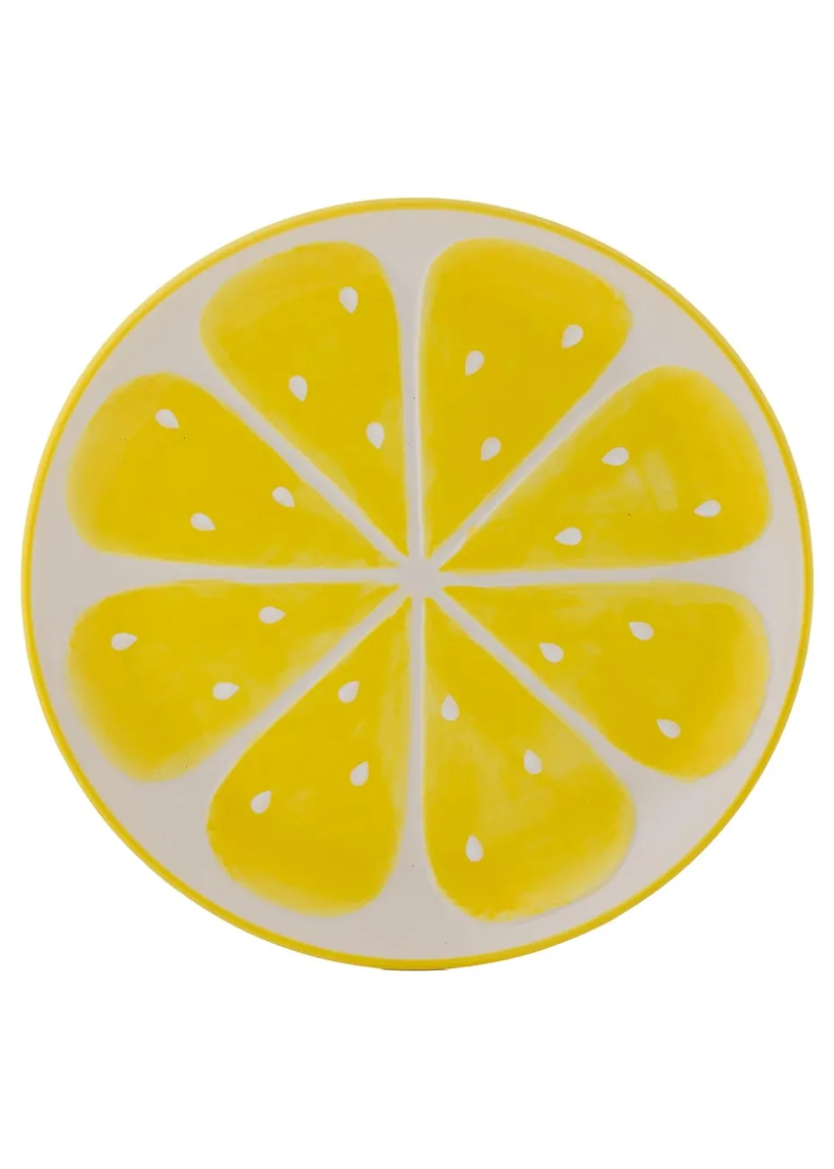 Typhoon World Foods Round Lemon Platter (28cm)