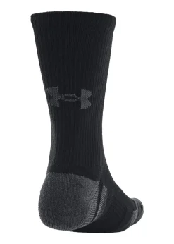 Under Armour Black Performance Tech Crew Socks (Pack of 3)