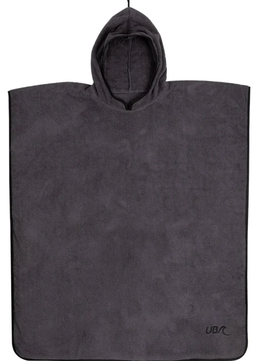 Urban Beach Grey Adult Cotton Poncho