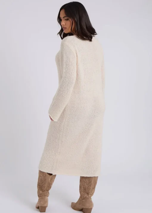 Urban Bliss Cream Boucle Maxi Dress