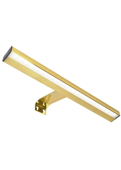 ValueLights Brushed Gold Wall Light Integrated LED (4cm x 40cm x 16.5cm)