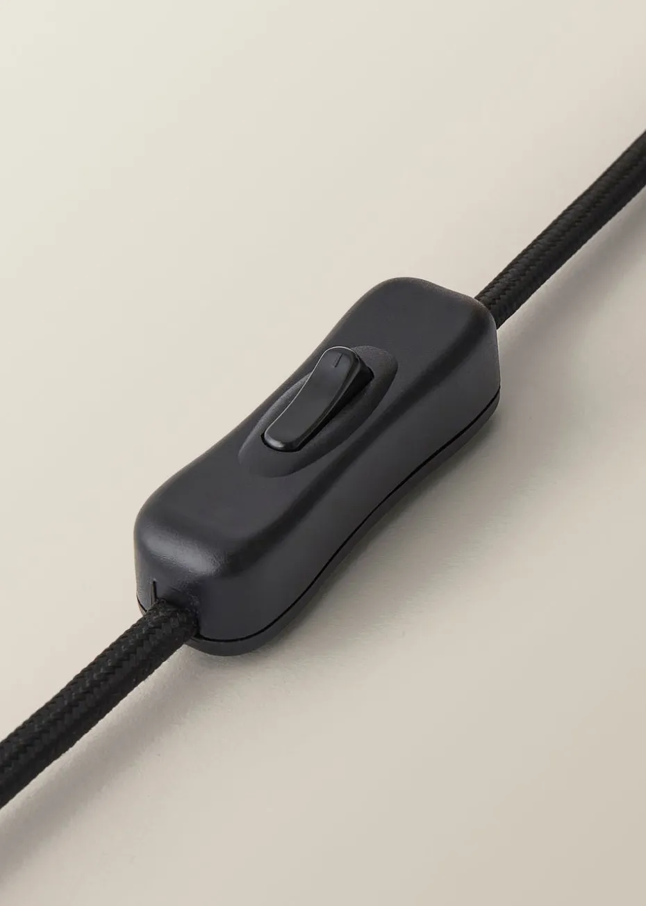 ValueLights Christina Black with Metallic Gold Drum Shade Gold Palm Leaf Table Lamp