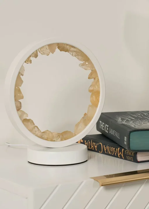 ValueLights Citron Crystal Wellness Lamp (20.5cm x 10.5cm x 18cm)