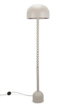 ValueLights Clement Grey Floor Lamp (145cm x 33cm)